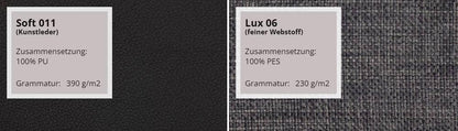 Mirjan24 Torezio Bis Ecksofa U-Form mit Schlaffunktion und Bettkasten, verstellbare Kopfstützen