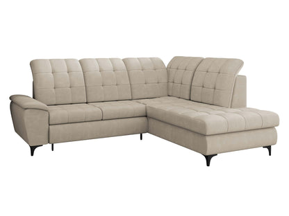 Mirjan24 Ferulk Ecksofa mit Schlaffunktion und Bettkasten – L-Form Schlafsofa 4-Sitzer Wohnzimmer Couch Modern
