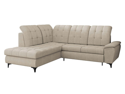 Mirjan24 Ferulk Ecksofa mit Schlaffunktion und Bettkasten – L-Form Schlafsofa 4-Sitzer Wohnzimmer Couch Modern