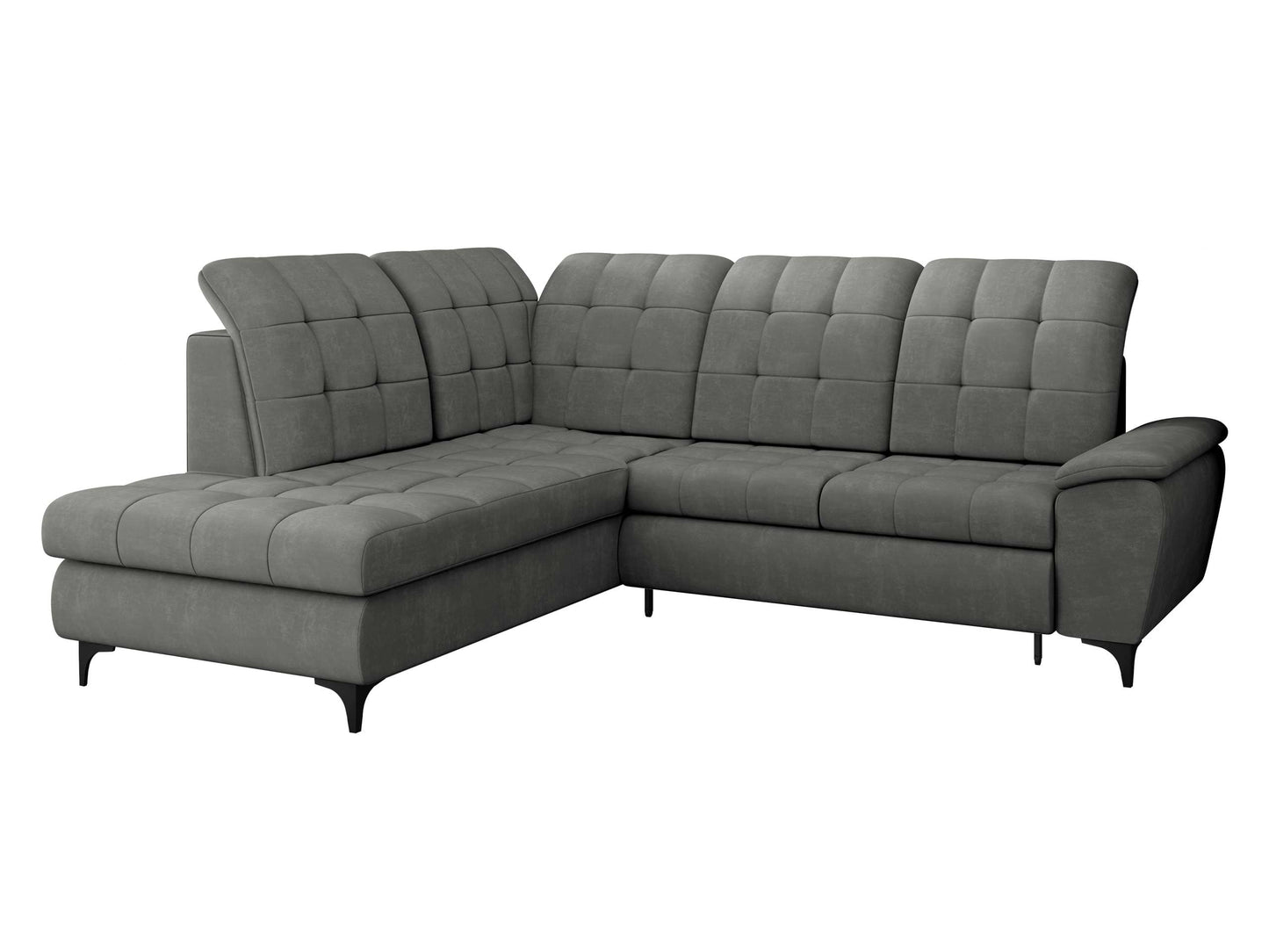 Mirjan24 Ferulk Ecksofa mit Schlaffunktion und Bettkasten – L-Form Schlafsofa 4-Sitzer Wohnzimmer Couch Modern