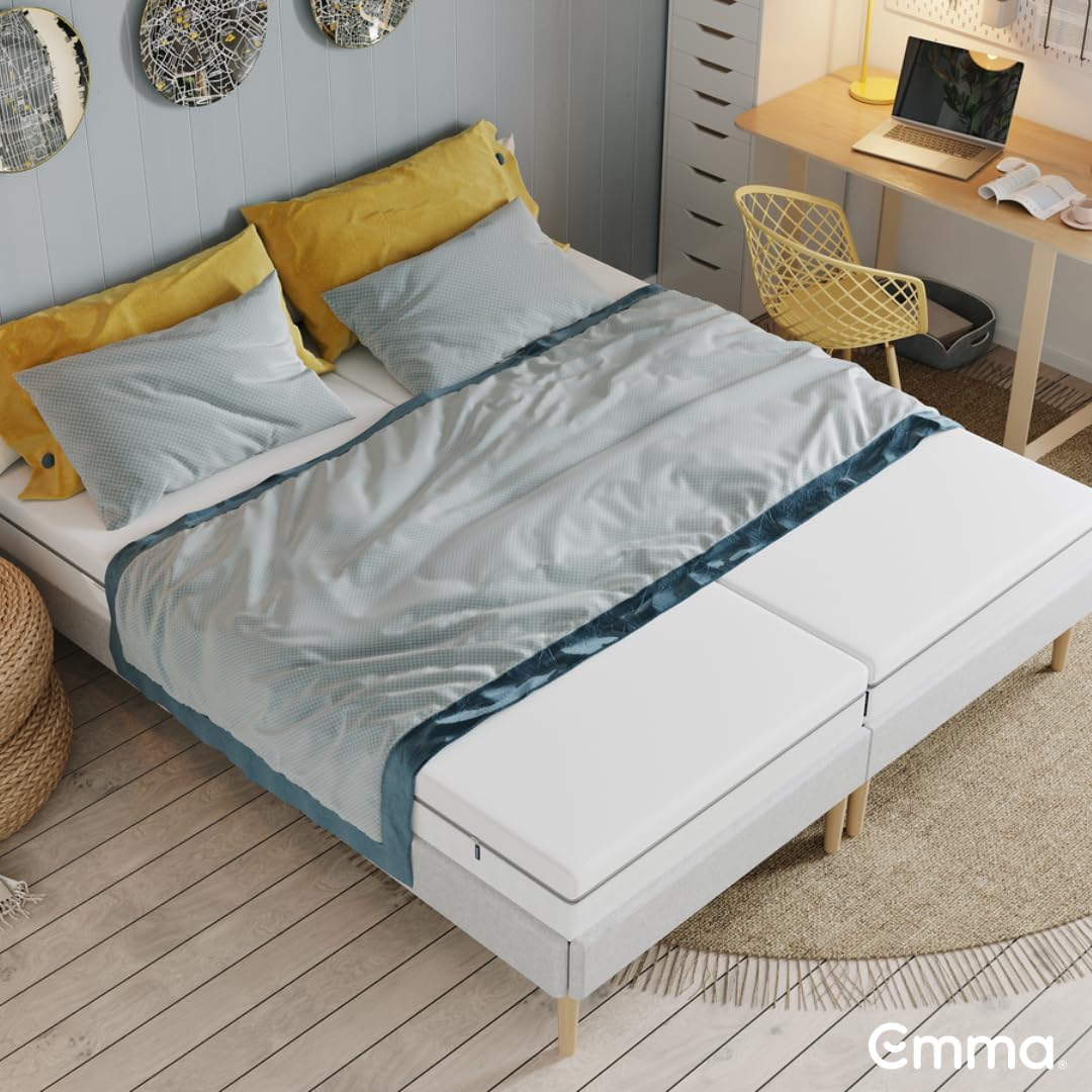 Emma One Matratze Kaltschaum H2 Mittelhart 18 cm mit 3-Zonen-Stützung