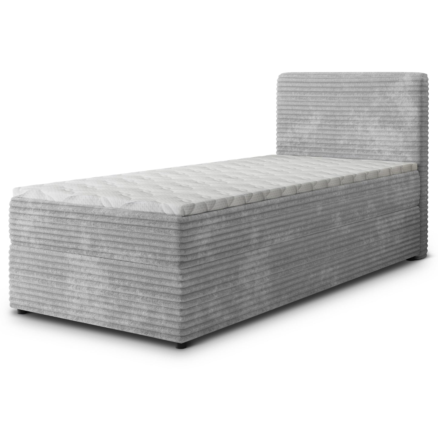 Masseno Boxspringbett PISA Komplett-Set mit Matratze & Topper, Polsterbett mit Bettkasten