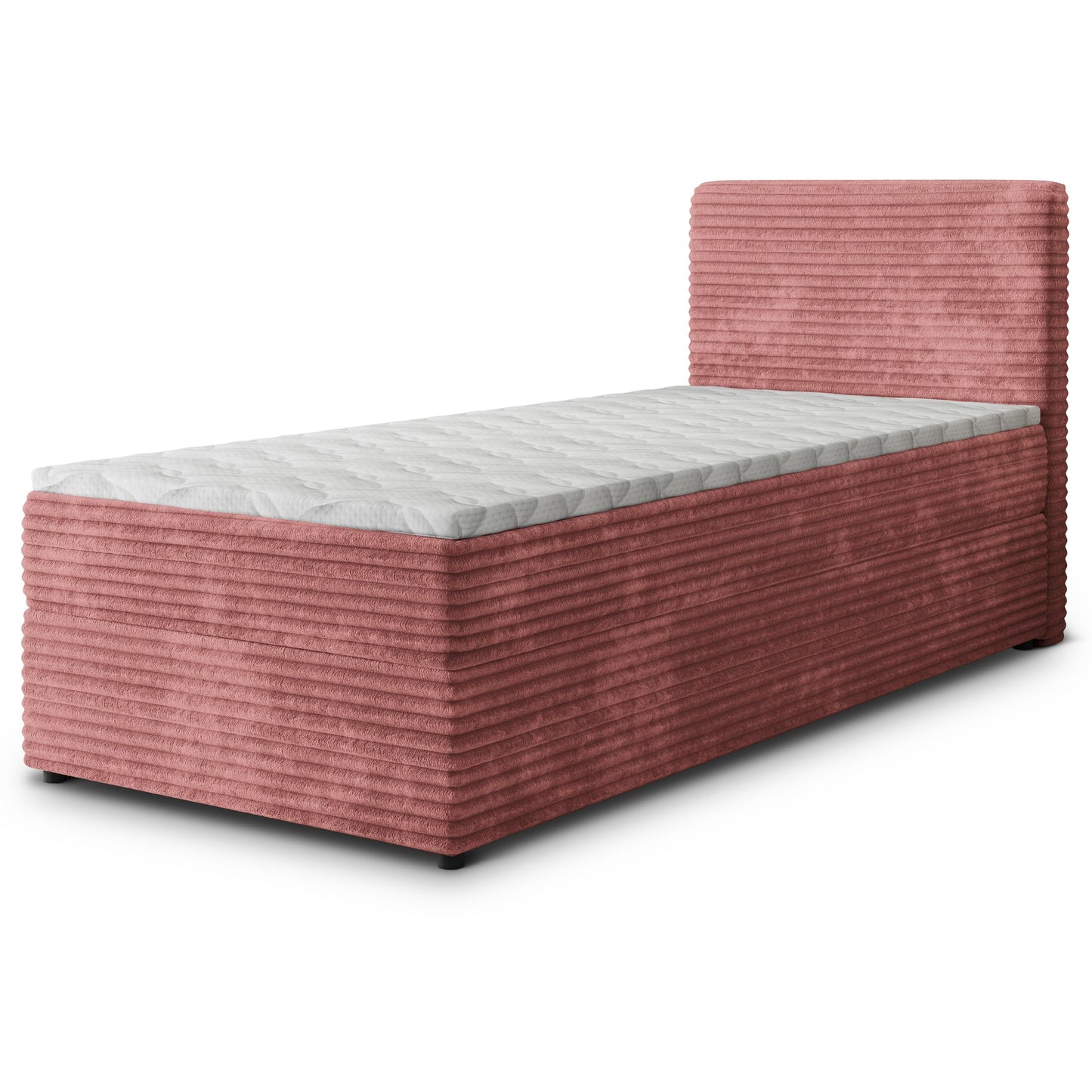 Masseno Boxspringbett PISA Komplett-Set mit Matratze & Topper, Polsterbett mit Bettkasten