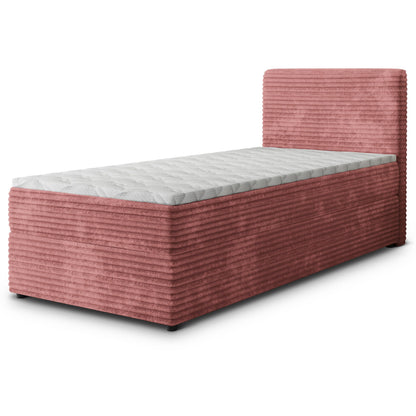 Masseno Boxspringbett PISA Komplett-Set mit Matratze & Topper, Polsterbett mit Bettkasten