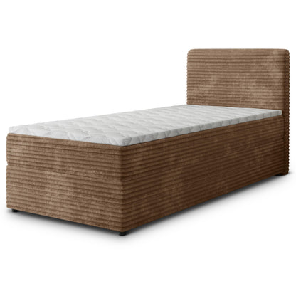 Masseno Boxspringbett PISA Komplett-Set mit Matratze & Topper, Polsterbett mit Bettkasten