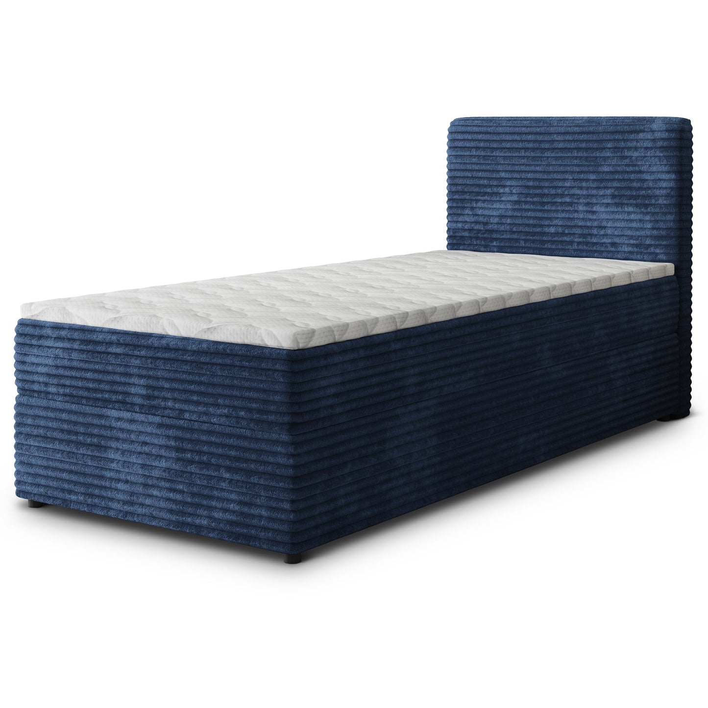 Masseno Boxspringbett PISA Komplett-Set mit Matratze & Topper, Polsterbett mit Bettkasten