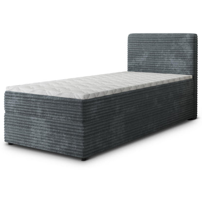 Masseno Boxspringbett PISA Komplett-Set mit Matratze & Topper, Polsterbett mit Bettkasten