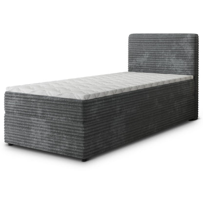 Masseno Boxspringbett PISA Komplett-Set mit Matratze & Topper, Polsterbett mit Bettkasten