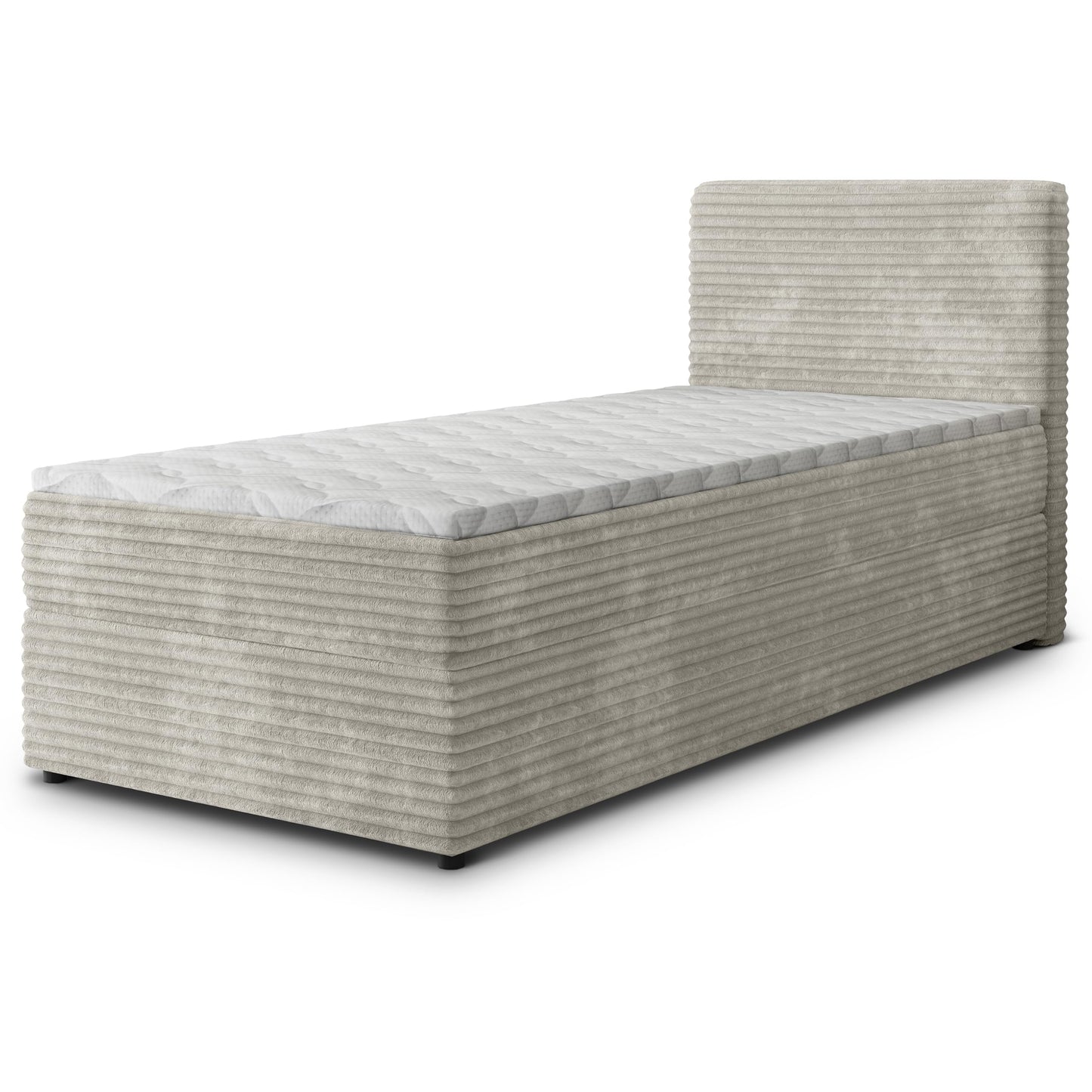 Masseno Boxspringbett PISA Komplett-Set mit Matratze & Topper, Polsterbett mit Bettkasten