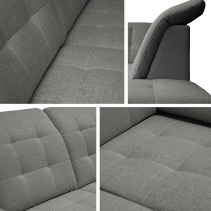 Mirjan24 Ferulk Ecksofa mit Schlaffunktion und Bettkasten – L-Form Schlafsofa 4-Sitzer Wohnzimmer Couch Modern