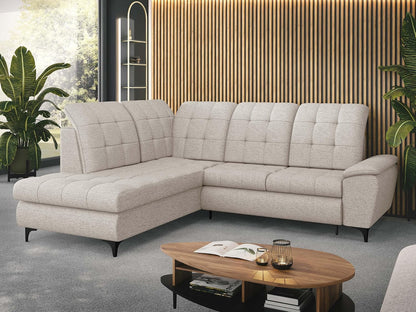 Mirjan24 Ferulk Ecksofa mit Schlaffunktion und Bettkasten – L-Form Schlafsofa 4-Sitzer Wohnzimmer Couch Modern